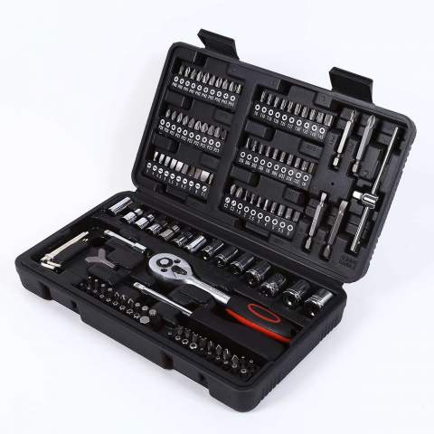 Tool Case Set Work Tools Ratchet Socket Wrench Allen 169 Pieces Fx Promotion