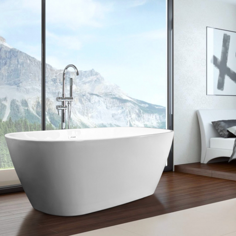 Indipendent Freestanding Oval Bathtub with Modern Desing Idra Promotion