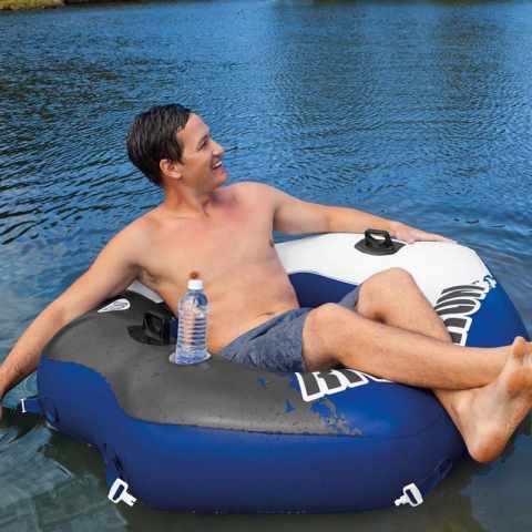 Intex 58854 River Run Inflatable Ride On Doughnut with Connectors Promotion