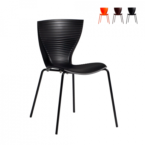 Modern design chairs for kitchen bar restaurant and garden SLIDE Gloria Promotion