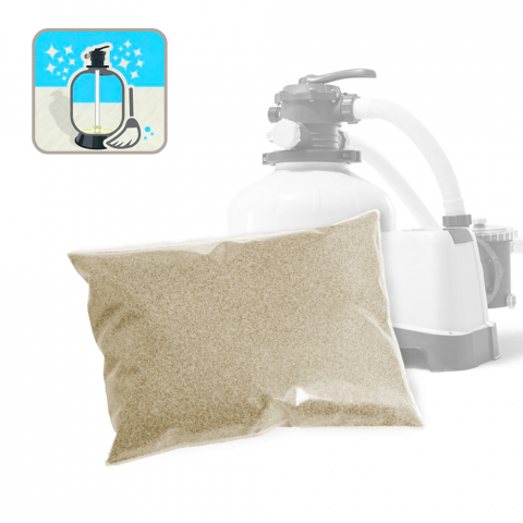 Universal quartz sand for pool filter pump Intex Bestway Jilong PURE CLEAN 25kg Promotion