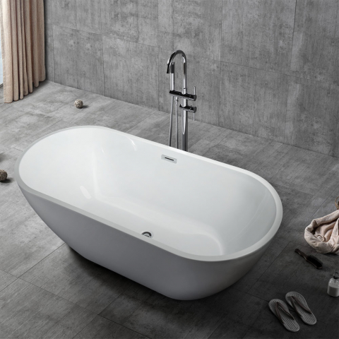 Designer Freestanding Oval Bathtub with Independent installation Coo Promotion