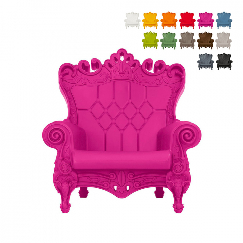 Modern Design Throne Armchair SLIDE Queen Of Love Promotion