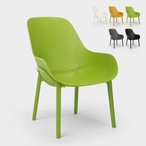 Polypropylene Modern design chairs for kitchen and bar Majestic Promotion