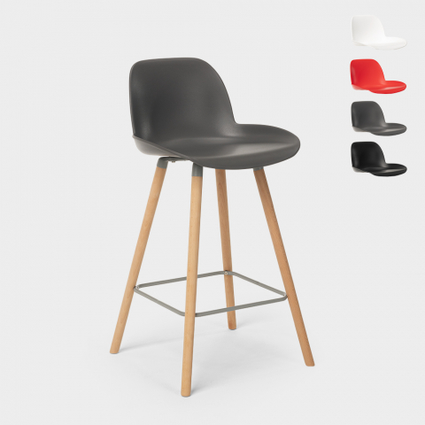 Eiffel modern high stool for bar and kitchen Scandinavian design Burj 65 Promotion