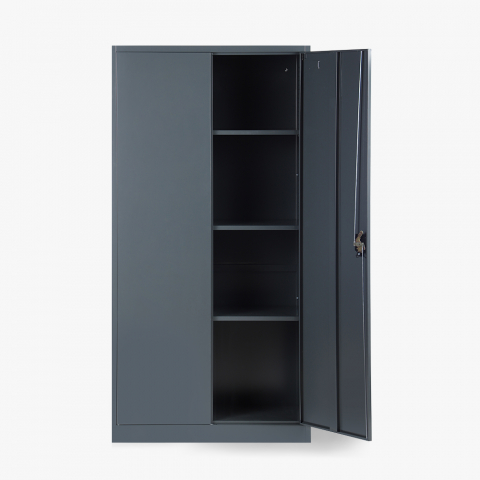 Office metal cabinet with 2 doors 90x40 H180 document holder with lock Tambora Promotion