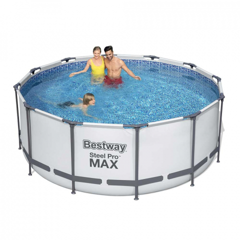 Bestway 56420 Above Ground Swimming Pool Round Steel Pro Max 366x122 cm Promotion