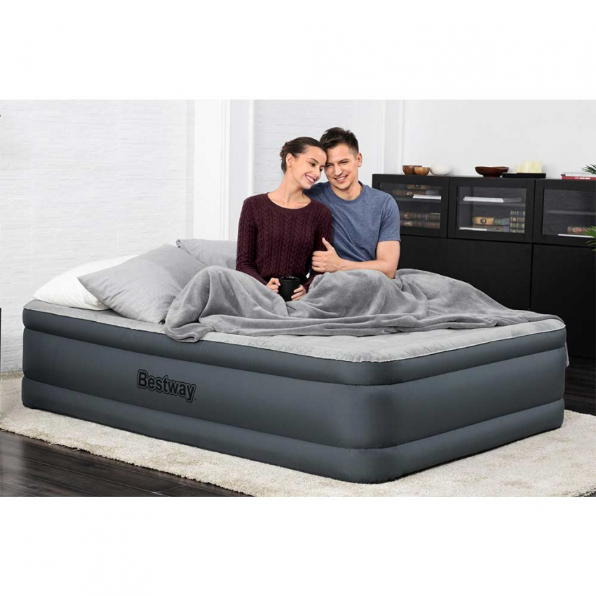 bestway fortech air bed queen