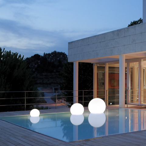 Floating lamp for outdoor and swimming pool Slide Acquaglobo Promotion