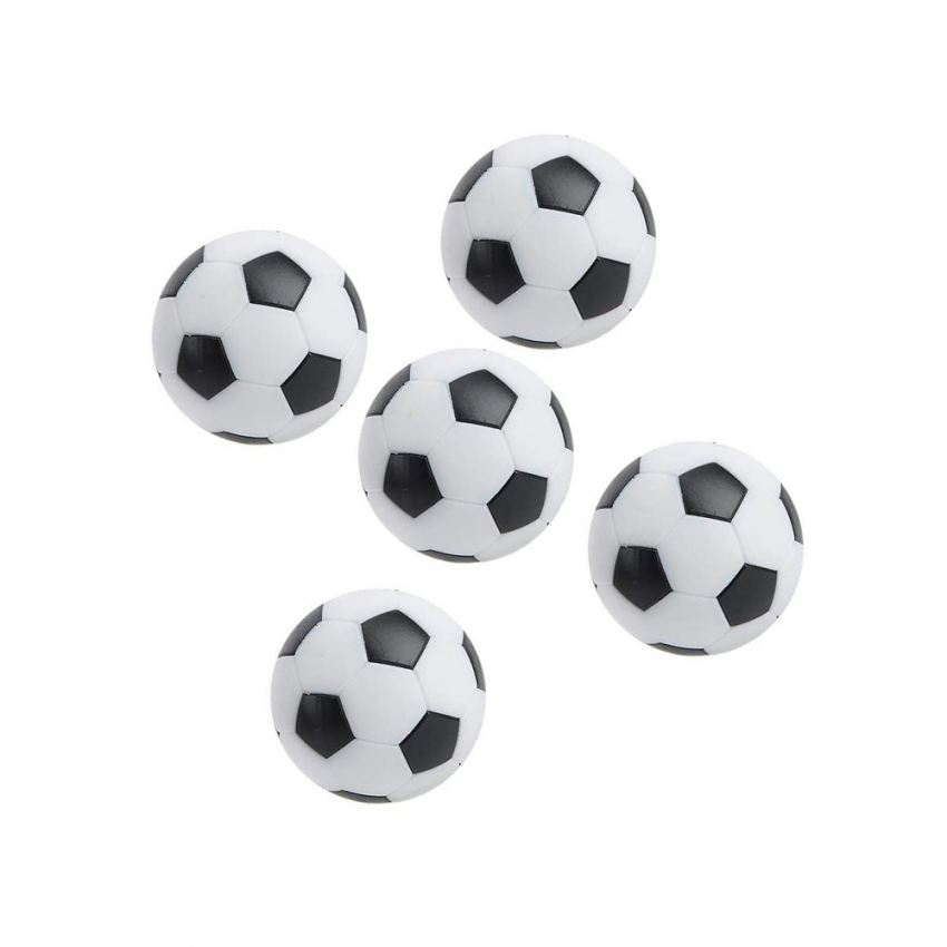 4Pcs 35mm Black White Plastic Football Fussball BALLS For Table Football new 
