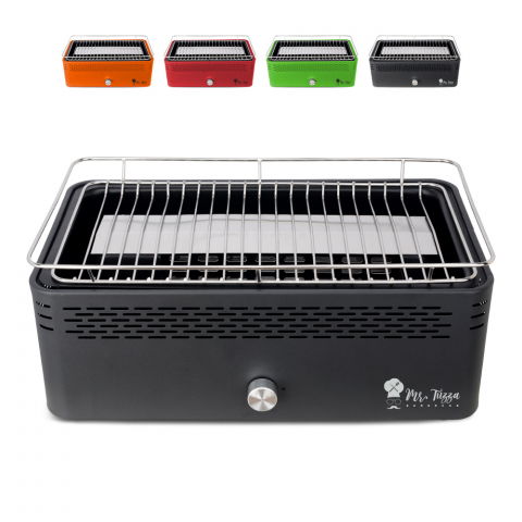 Smokeless charcoal table barbecue with fan Merapi Promotion