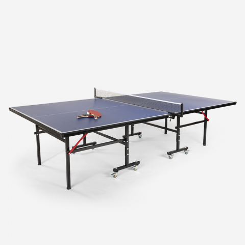 Professional folding table tennis table 274x152,5cm with balls paddles net tensioner Booster