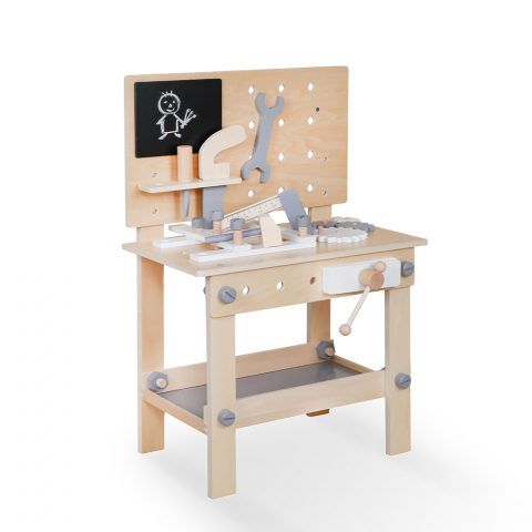 Children's wooden toy workbench with tools Magic Bench Promotion