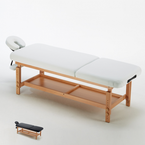 Professional Massage Table Reclining Back 225 cm Comfort Promotion