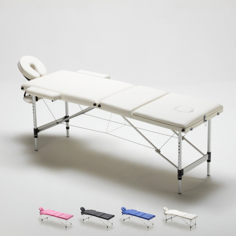 Thai 3-Section Portable & Folding Aluminium Massage Table 210 cm Promotion