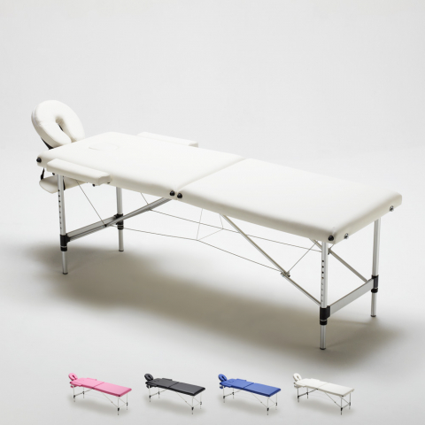 Shiatsu 2-Section Portable & Folding Massage Table Aluminium 210 cm Promotion