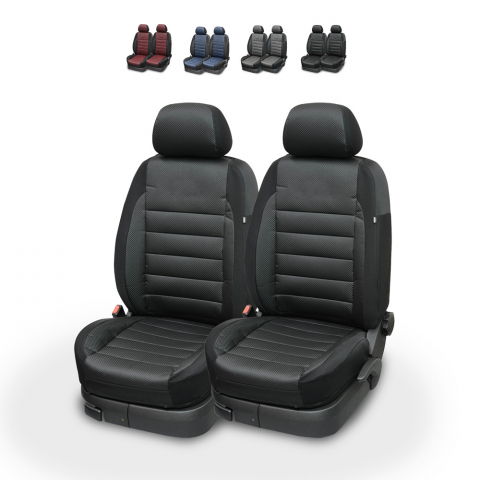 Pair of front car seat covers universal set with Zeus headrests Promotion