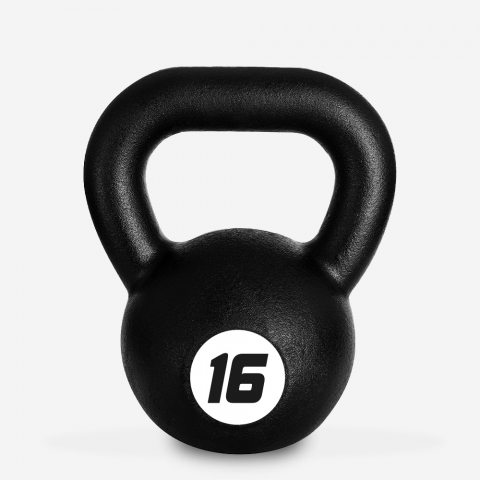 Iron kettlebell weight 16 kg ball handle cross training fitness Kotaro Promotion