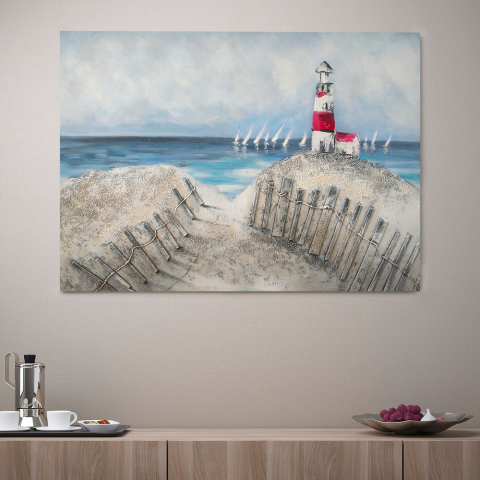 Landscape painting nature hand-painted on canvas 120x90cm Faro Promotion