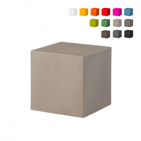 Side Table Cubic Chair Bench Modern Design Coloured Slide Cube Pouf Promotion