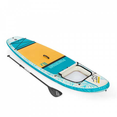 SUP paddle board transparent panel Bestway 65363 340cm Hydro-Force Panorama Promotion