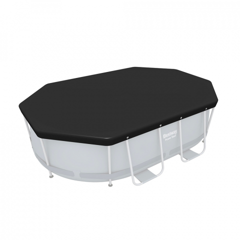 Pool cover for oval Power Steel pool 305x200x84cm Bestway 58424 Promotion