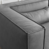 4-seater modular modern fabric sofa with Solv ottoman Discounts