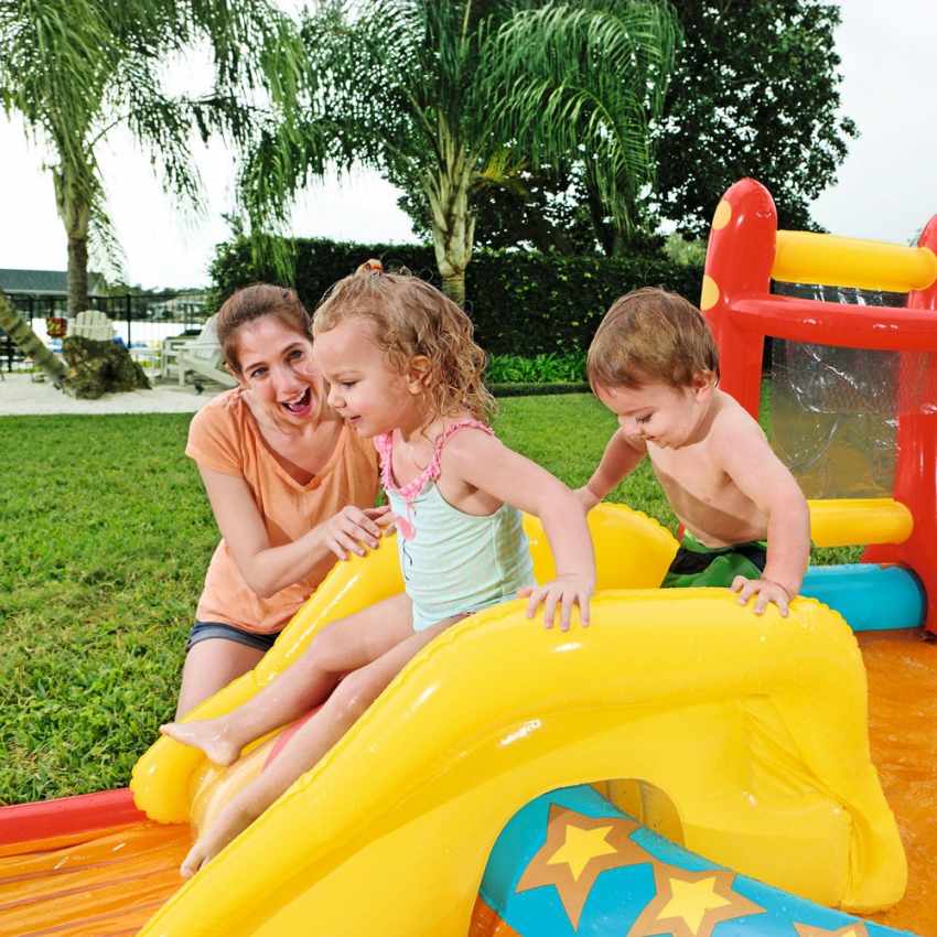 Inflatable kiddie pool for kids with games Bestway 53068