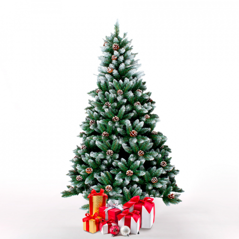 Christmas tree with artificial fake snow 180cm decorated Manitoba Promotion