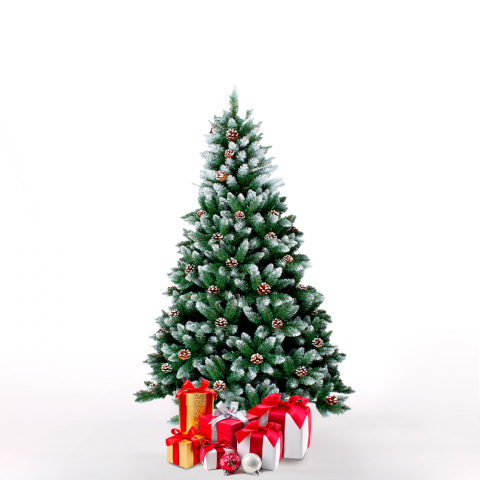 Artificial Christmas tree with fake snow decorations 120cm Ottawa Promotion