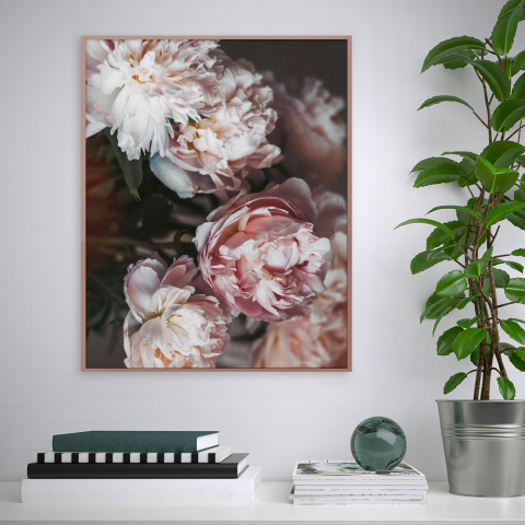 Print theme flower frame painting nature 40x50cm Variety Maua Promotion