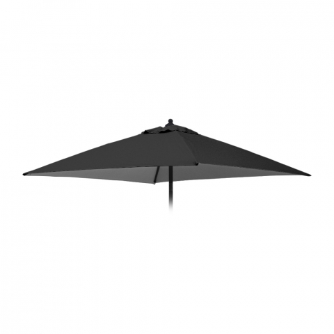 Garden Umbrella Canvas 2x2 Square Plutone Noir without flounce Promotion