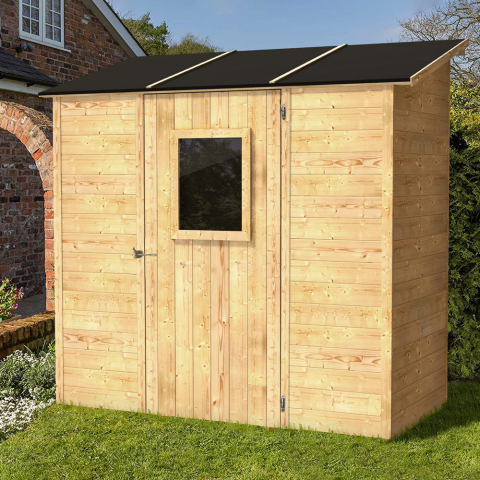 Wooden garden shed tool shed Vanilla 207x102 Promotion