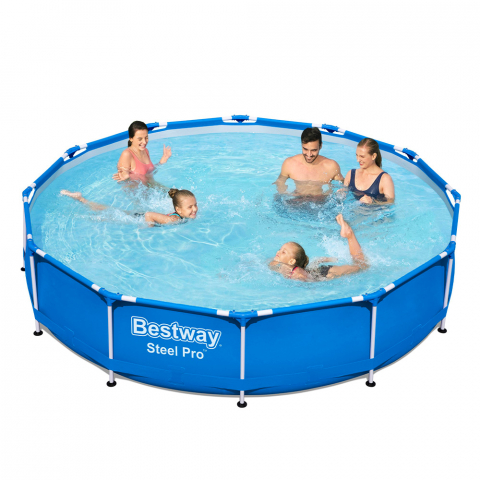 Bestway Steel Pro 366x76cm round above-ground pool Pool Set 56681 Promotion