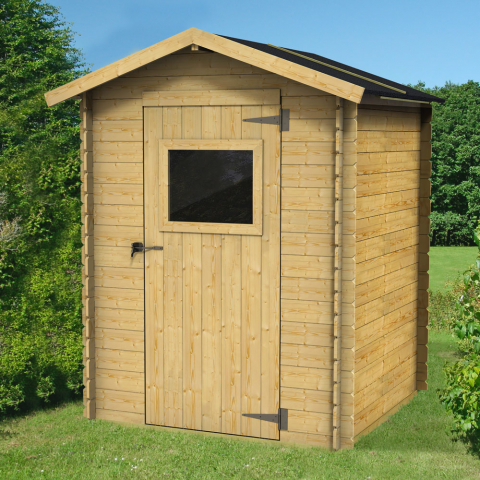 Wooden garden tool shed Flavia 146x130 Promotion