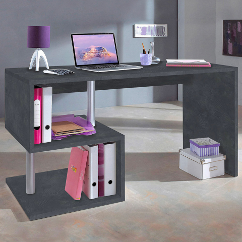Design office desk modern office 140x60cm anthracite Esse 2 Report Promotion