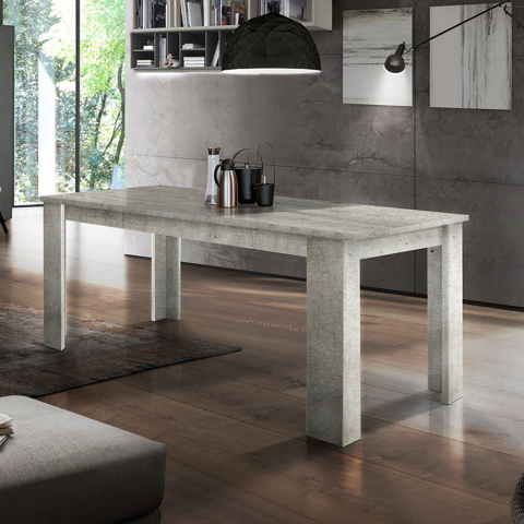 Modern extendable design dining table 160-210x90cm Jesi Pilka Promotion