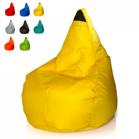 Pouf bag pear outdoor garden coloured puff waterproof removable cover Summer Promotion