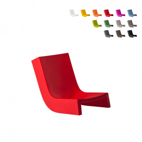 Rocking armchair modern design living room garden terrace Twist Slide Promotion