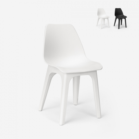 Modern polypropylene chair for kitchen bar restaurant outdoor Progarden Eolo Promotion