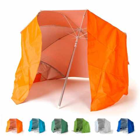 Portable Beach Parasol and Camping Umbrella uv Resistant Windproof 200cm FEATHER Promotion