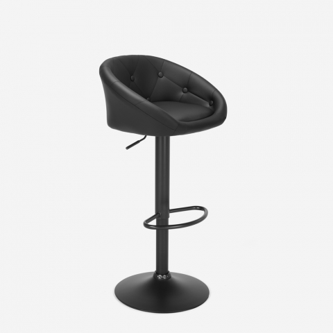 Modern design swivel kitchen bar stool Tucson Black Edition Promotion