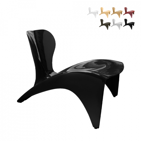 Low armchair modern living room design indoor outdoor Isetta Slide Promotion