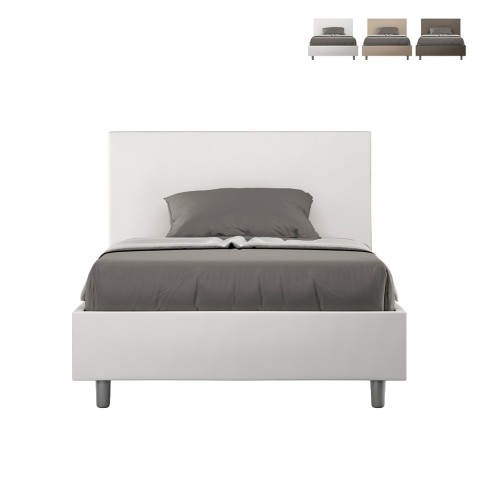 French leatherette Adele P 120x190 French leatherette queen-size container bed Promotion